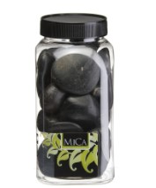 Stones in Bottle Black